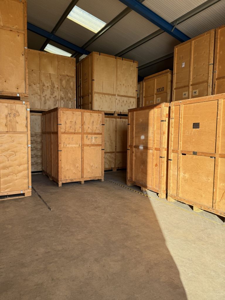 Secure containerised storage, long or short term